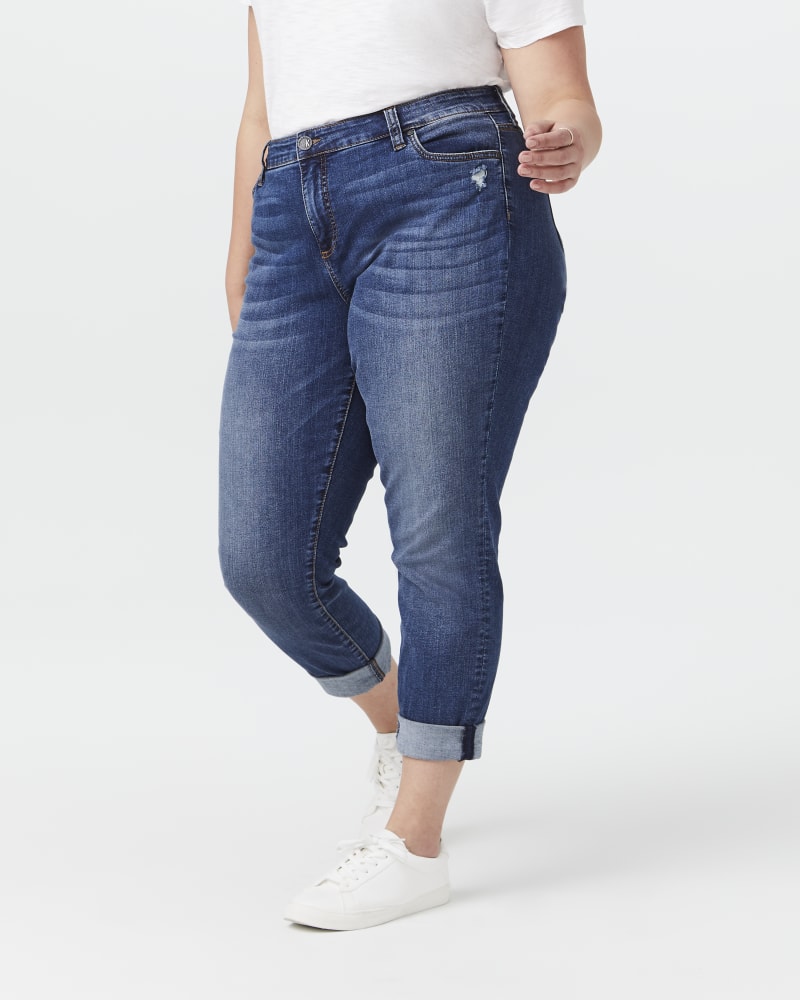 Side of plus size Clark Boyfriend Jean by Kut From The Kloth | Dia&Co | dia_product_style_image_id:149339